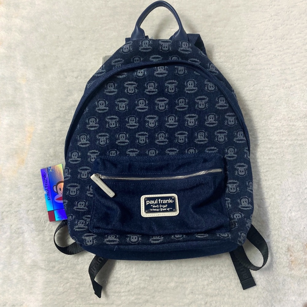 Paul Frank All Around Denim Backpack New Blue